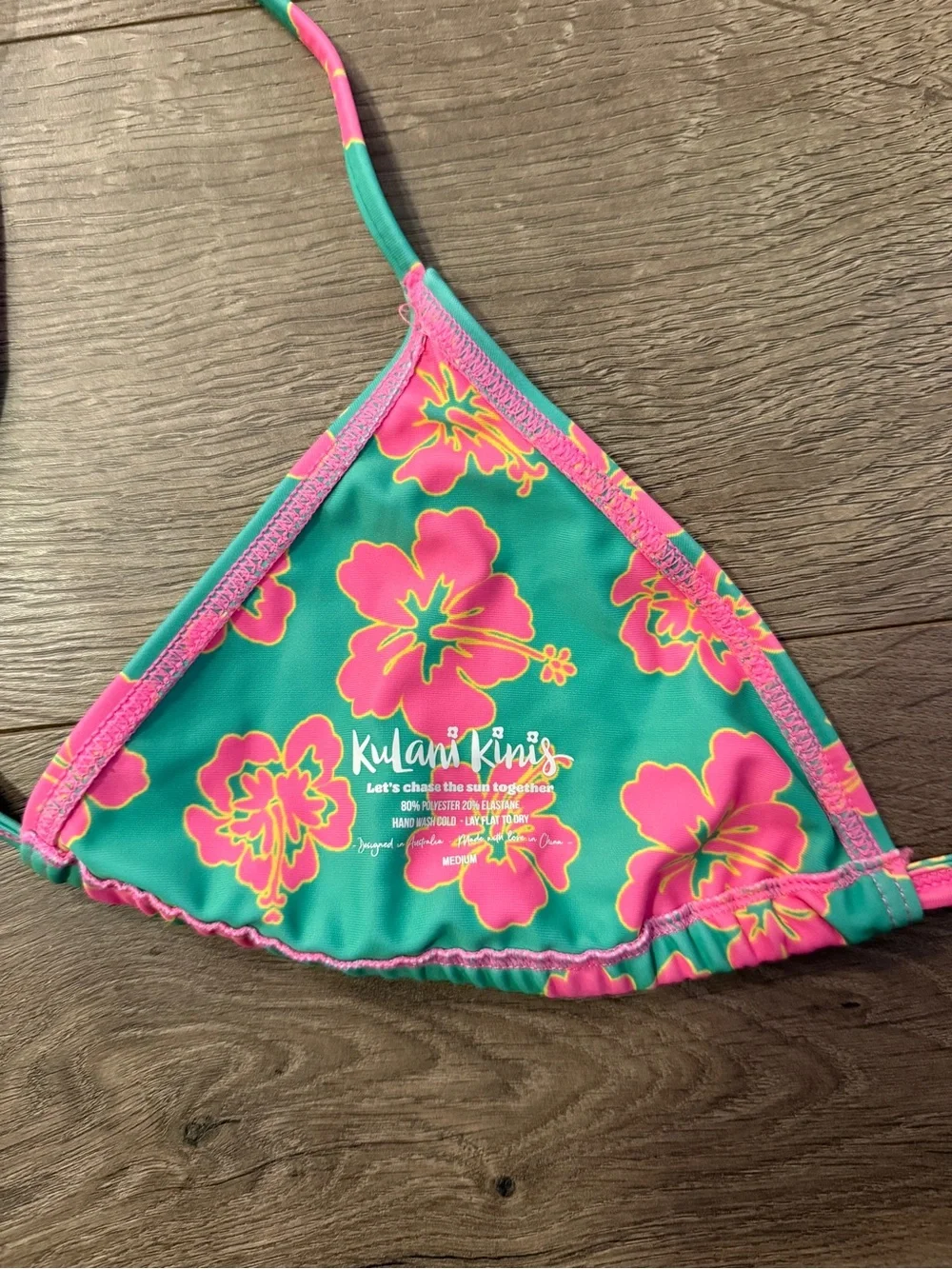 Kulani Kinis Swimsuit Top - Melon Sorbet